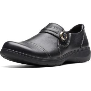Clarks Women’s Carleigh Pearl Loafers(Black Leather)