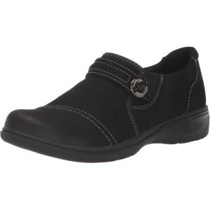 Clarks Women’s Carleigh Pearl Loafers(Black Nubuck)