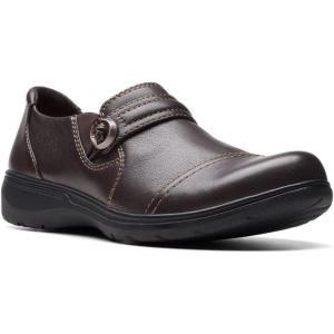 Clarks Women’s Carleigh Pearl Loafers(Dark Brown)
