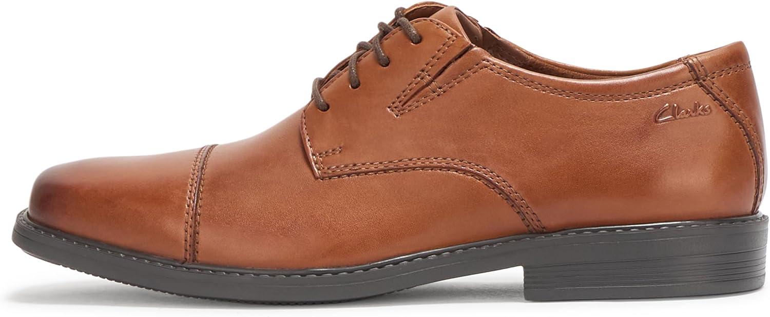 imageClarks Mens Cosgrove CapDark Tan Leather