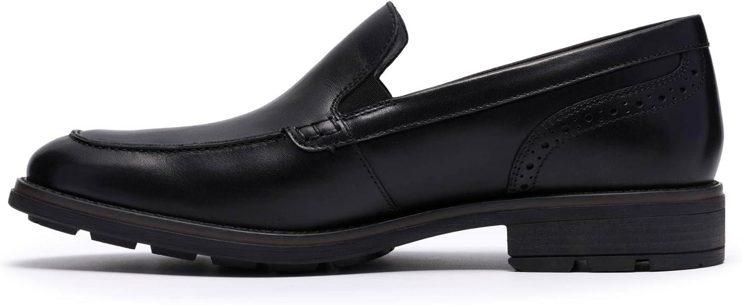 imageClarks Mens Emmet StepBlack Smooth Leather