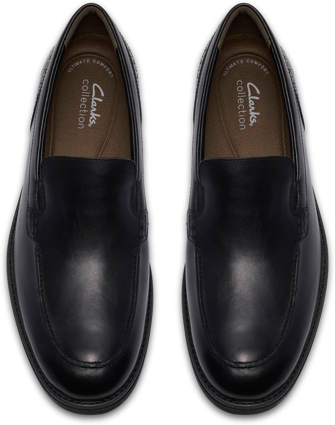 imageClarks Mens Emmet StepBlack Smooth Leather