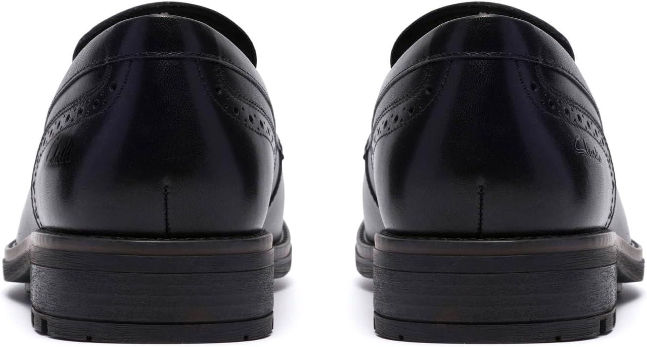 imageClarks Mens Emmet StepBlack Smooth Leather