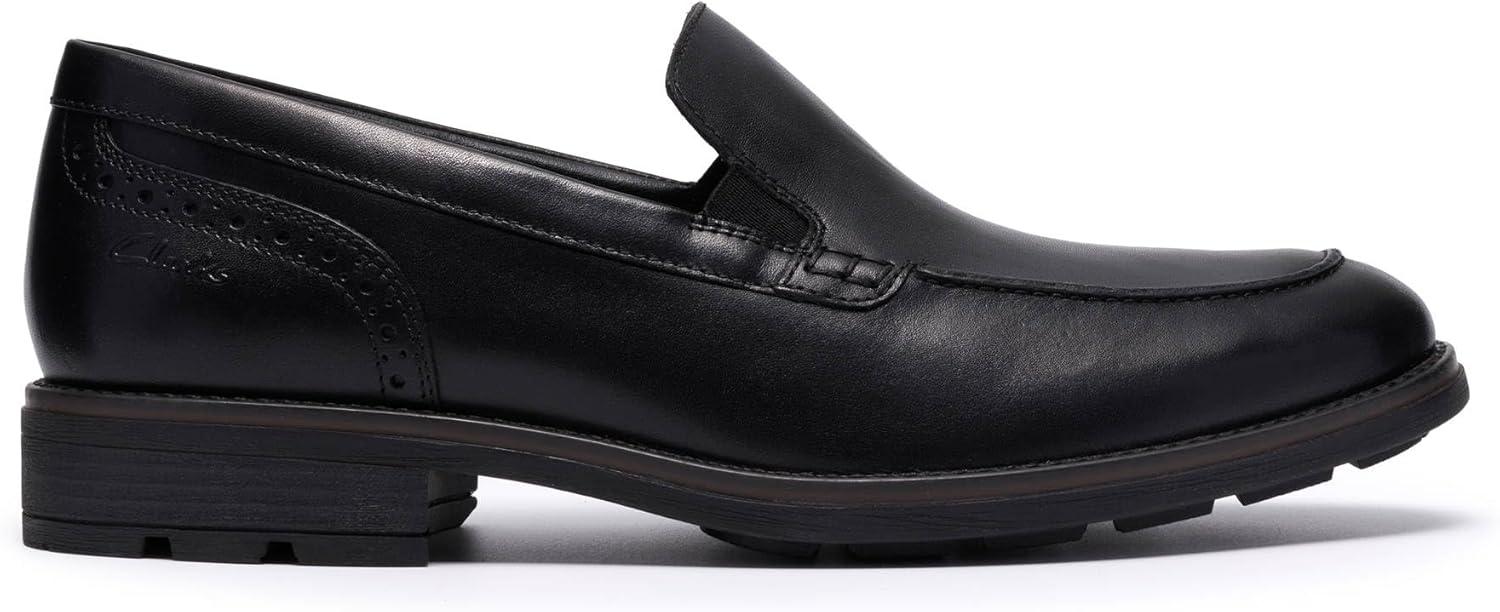 imageClarks Mens Emmet StepBlack Smooth Leather