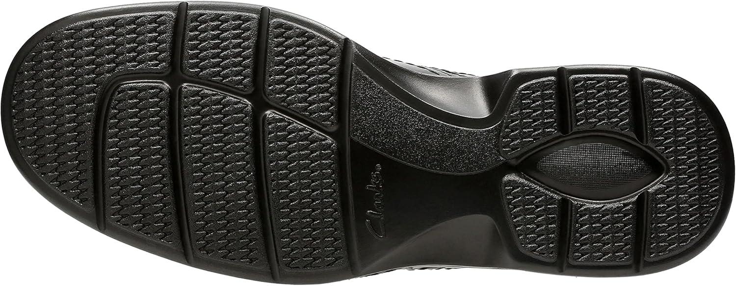 imageClarks Mens Escalade StepBlack Black Leather