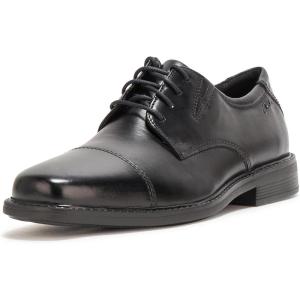 Clarks Men’s Cosgrove Cap(Black Leather)