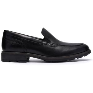 Clarks Mens Emmet Step(Black Smooth Leather)