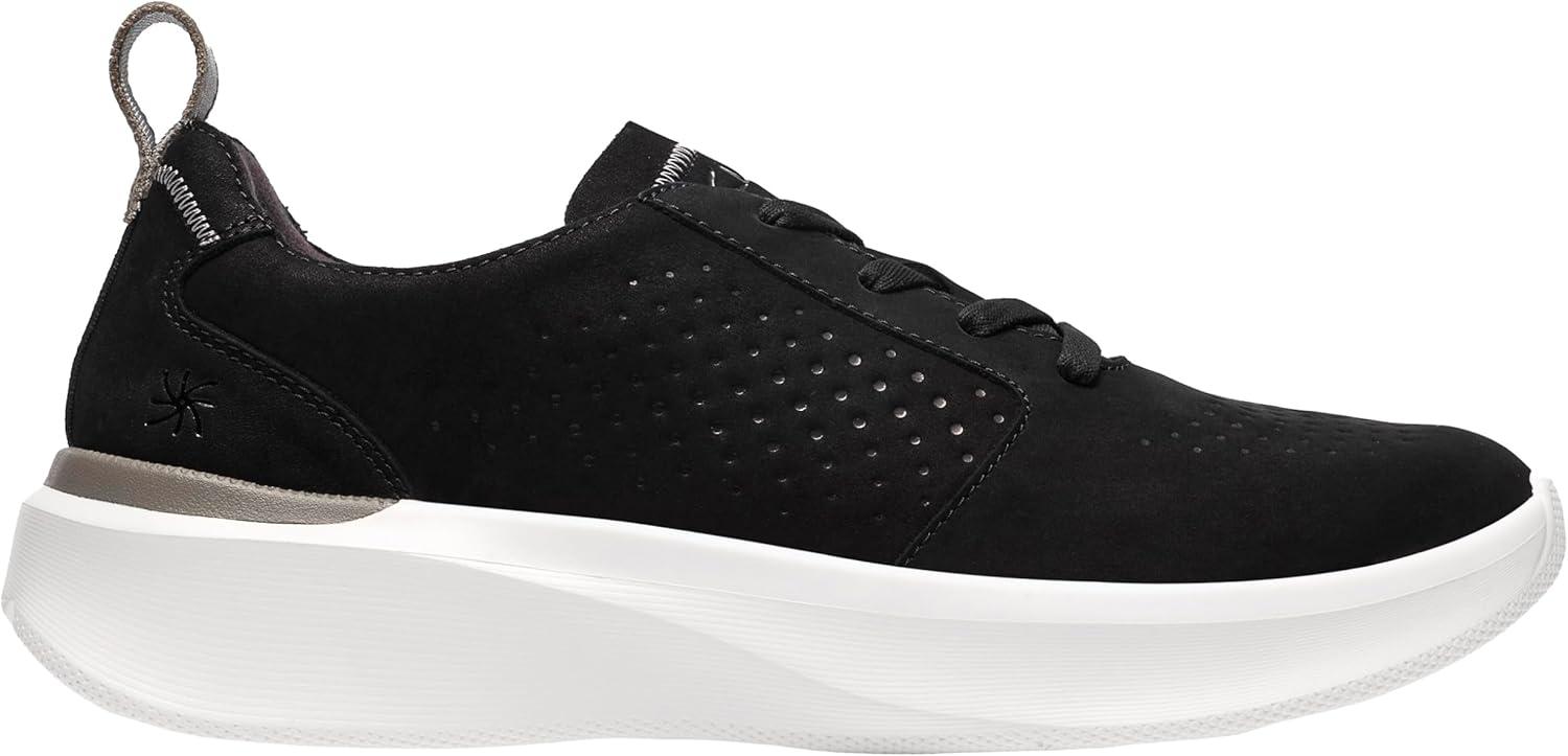 imageClarks Mens Solevana Style CloudSteppers SneakerBlack Nubuck