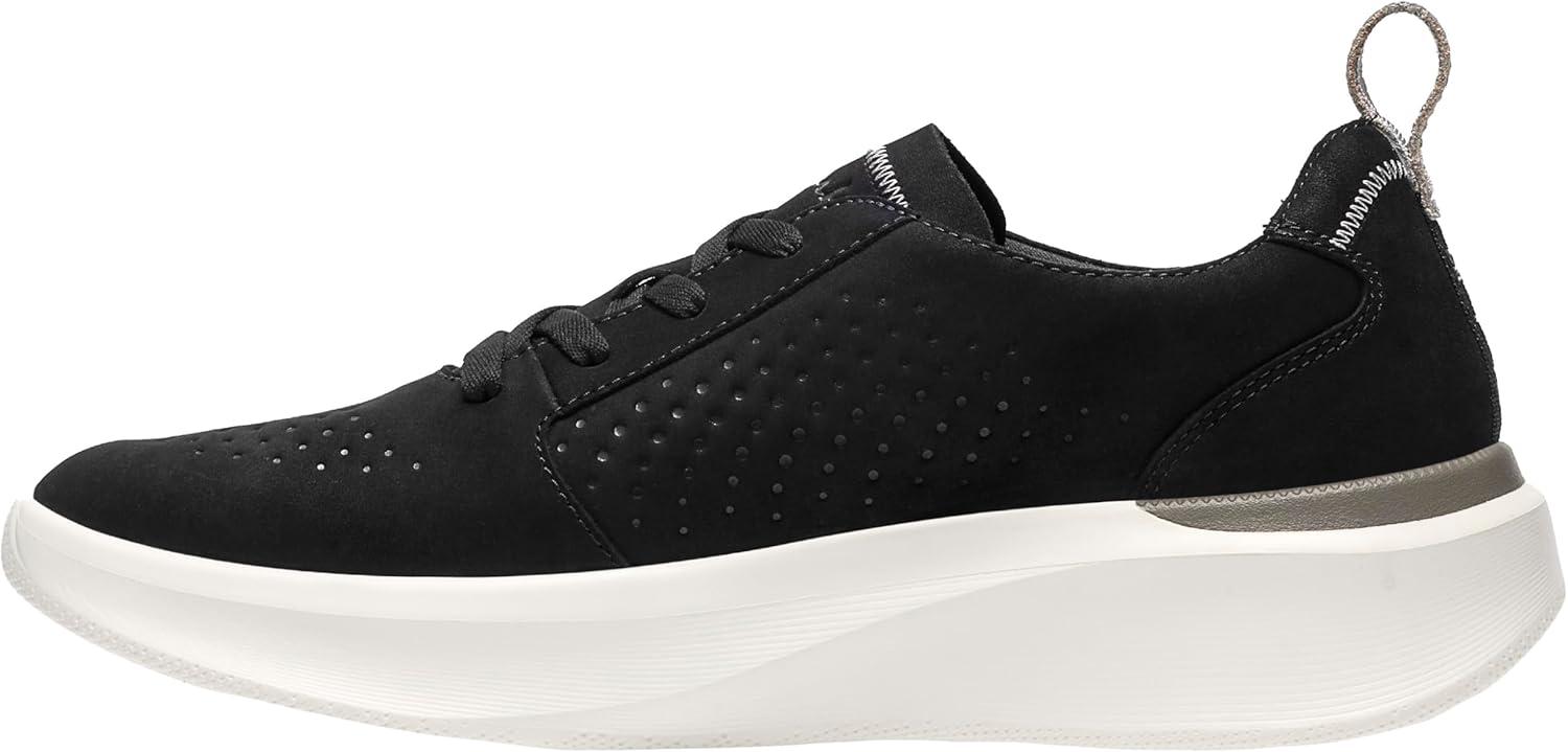 imageClarks Mens Solevana Style CloudSteppers SneakerBlack Nubuck