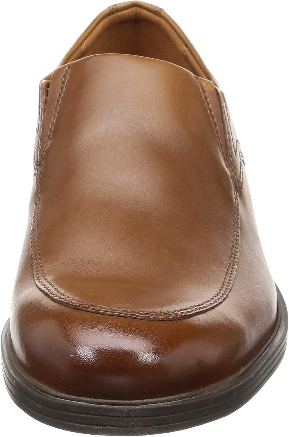 imageClarks Mens Whiddon Step LoaferDark Brown Leather