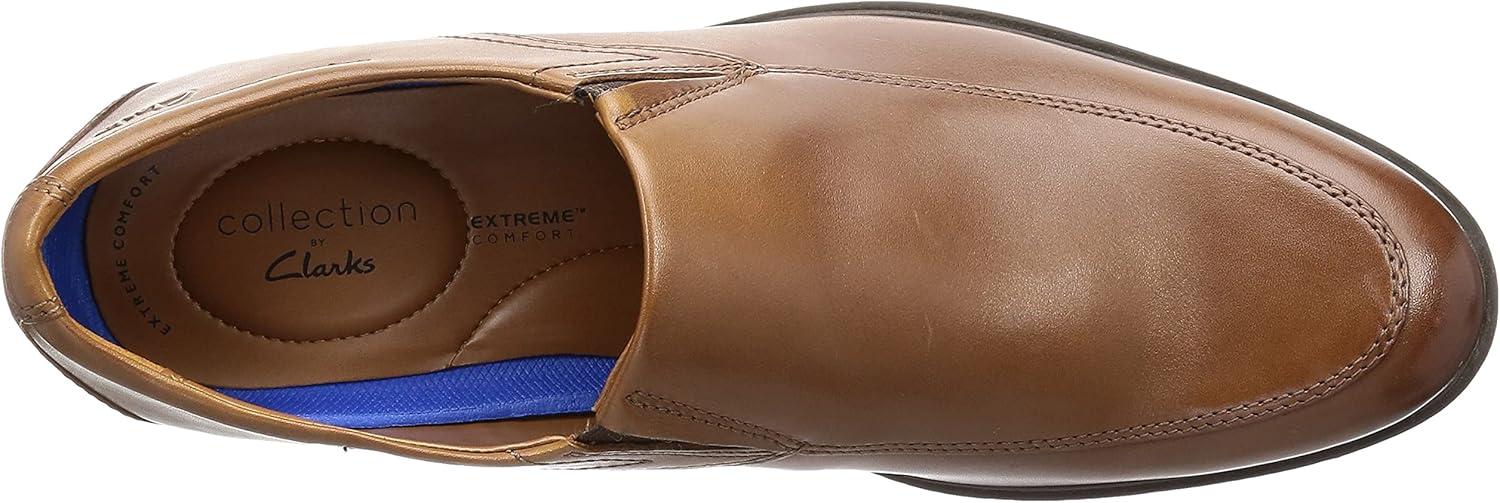 imageClarks Mens Whiddon Step LoaferDark Brown Leather