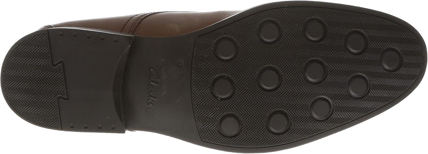 imageClarks Mens Whiddon Step LoaferDark Brown Leather