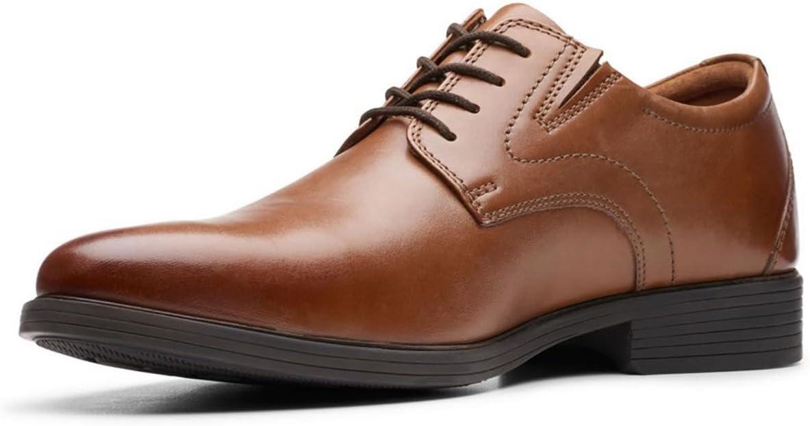 imageClarks Mens Whiddon Step LoaferDark Tan Leather