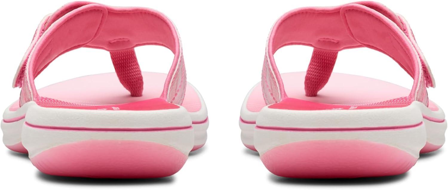 imageClarks Womens Breeze Reyna Cloudsteppers FlipFlopPink Ombre Synthetic
