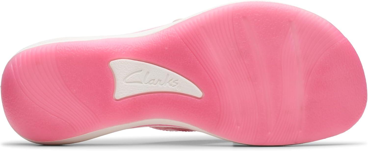 imageClarks Womens Breeze Reyna Cloudsteppers FlipFlopPink Ombre Synthetic