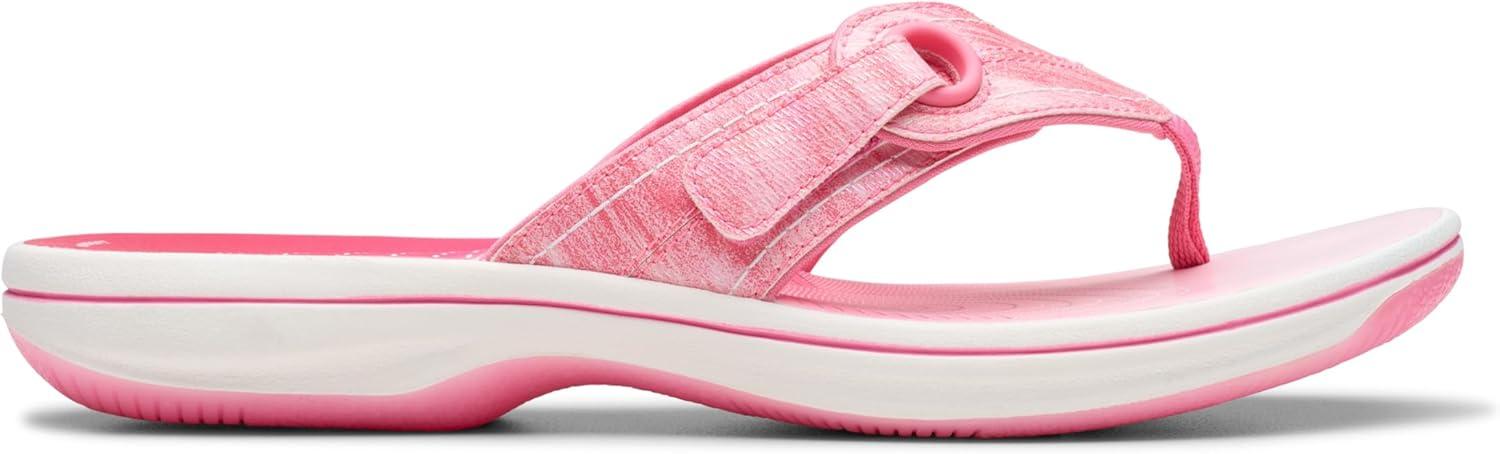 imageClarks Womens Breeze Reyna Cloudsteppers FlipFlopPink Ombre Synthetic