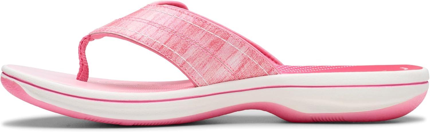 imageClarks Womens Breeze Reyna Cloudsteppers FlipFlopPink Ombre Synthetic
