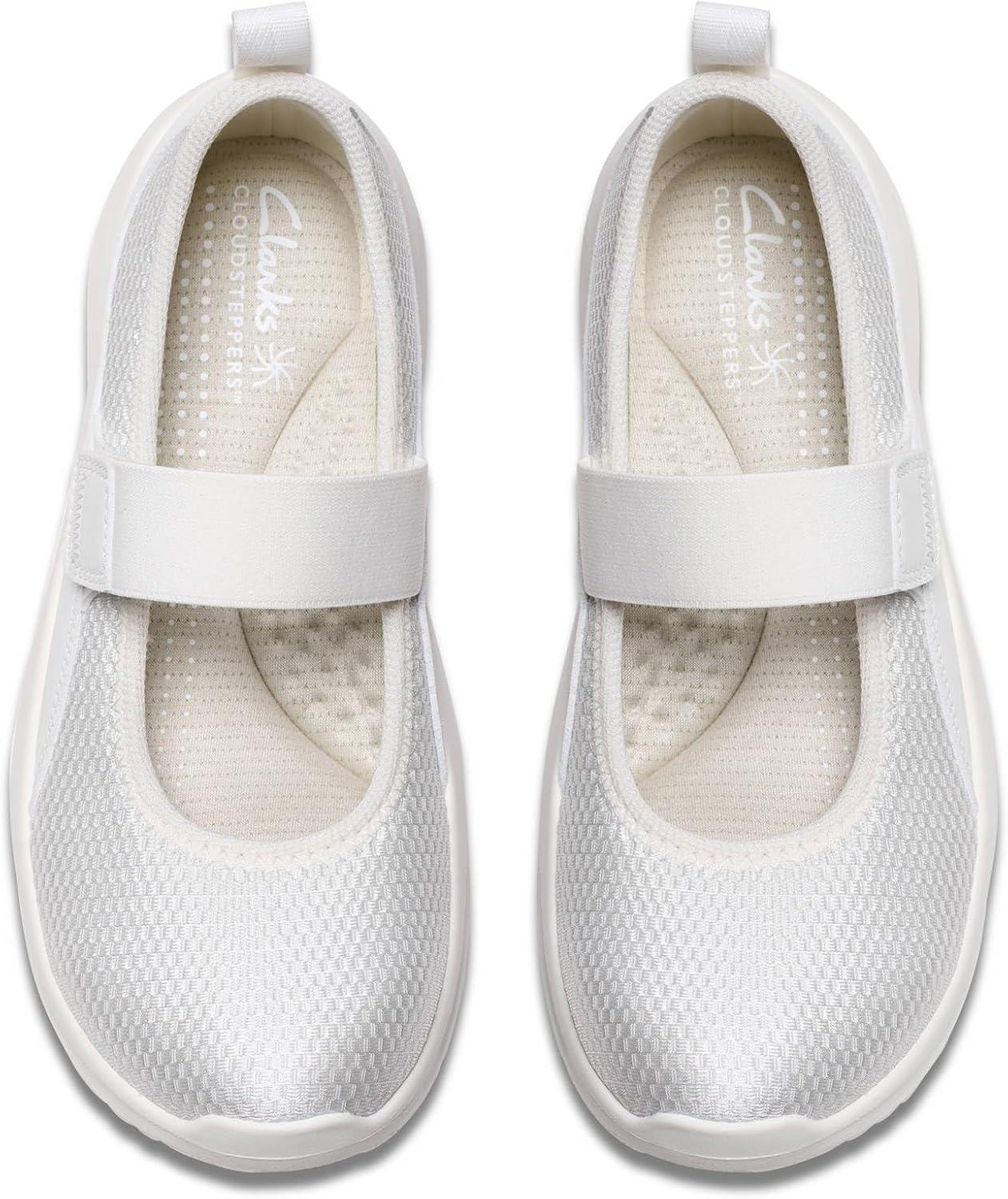 imageClarks Womens Solevana JaneWhite Textile