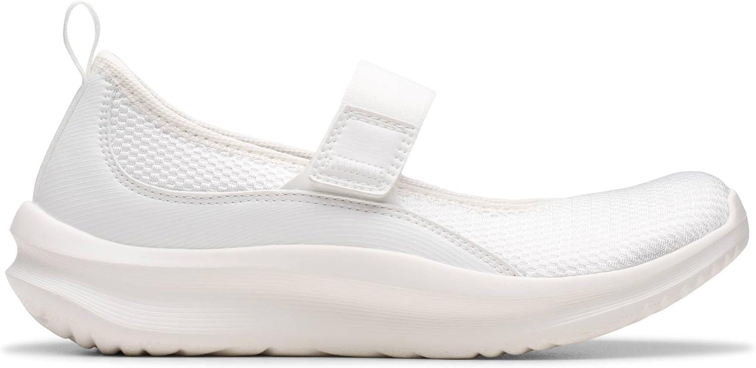imageClarks Womens Solevana JaneWhite Textile