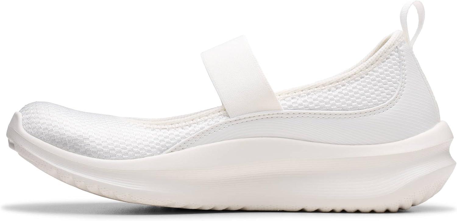 imageClarks Womens Solevana JaneWhite Textile