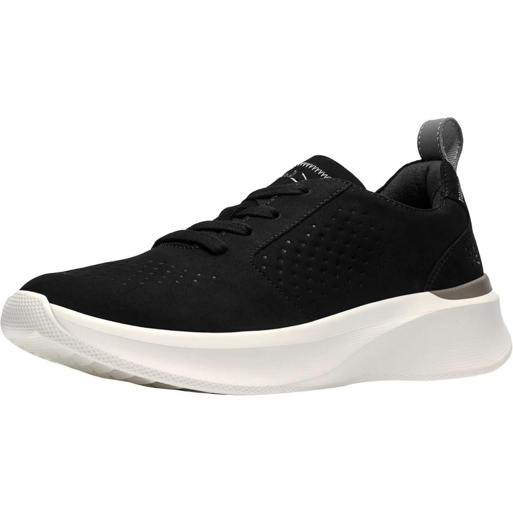 imageClarks Mens Solevana Style CloudSteppers SneakerBlack Nubuck