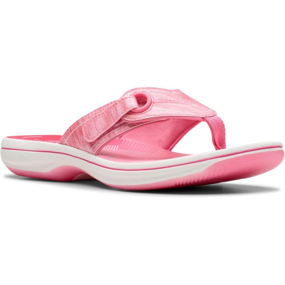 imageClarks Womens Breeze Reyna Cloudsteppers FlipFlopPink Ombre Synthetic