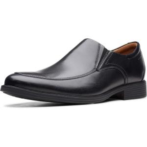 Clarks Men’s, Whiddon Step Loafer(Black Leather)