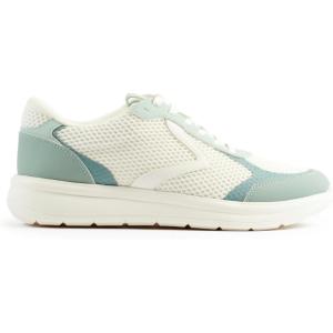 Clarks Women’s Ezrinn Tie(Green Combi Textile)