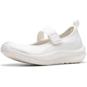Clarks Women’s Solevana Jane(White Textile)