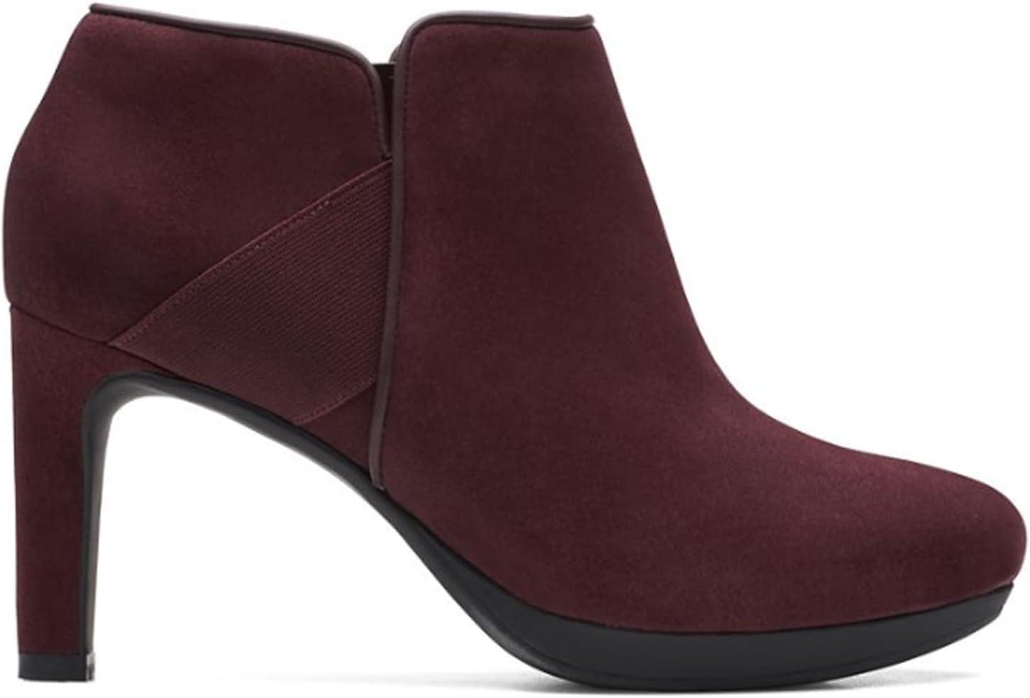imageClarks Womens Ambyr Joy PumpsBurgundy Suede