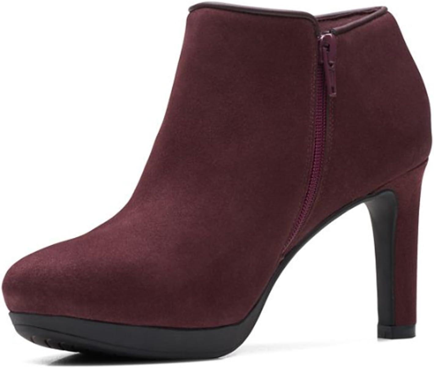 imageClarks Womens Ambyr Joy PumpsBurgundy Suede