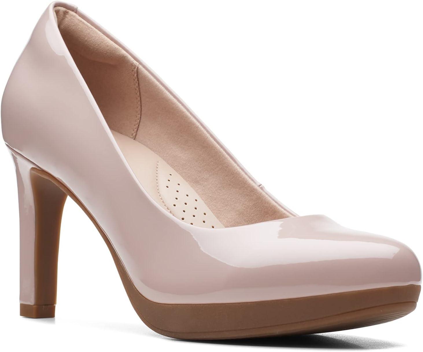 imageClarks Womens Ambyr Joy PumpsDusty Rose Patent Synthetic