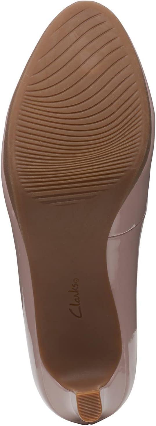 imageClarks Womens Ambyr Joy PumpsDusty Rose Patent Synthetic