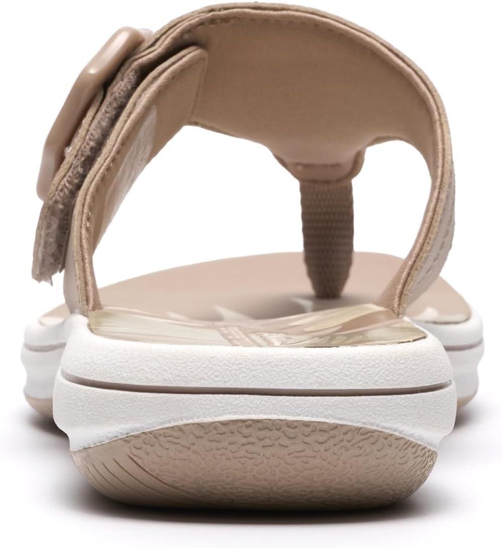 imageClarks Womens Breeze Cove Cloudsteppers FlipFlopSand Synthetic