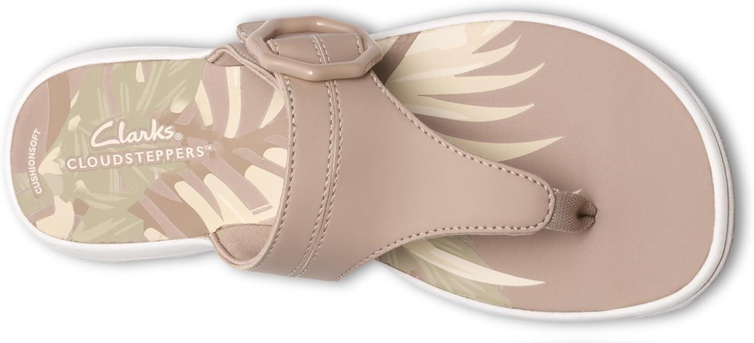 imageClarks Womens Breeze Cove Cloudsteppers FlipFlopSand Synthetic