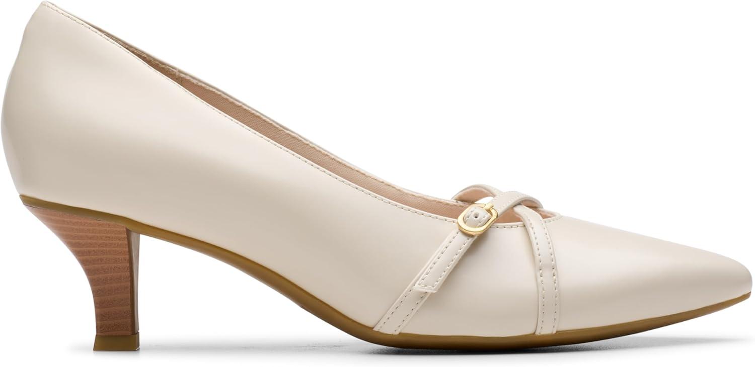 imageClarks Womens Kepley StarOff White Leather