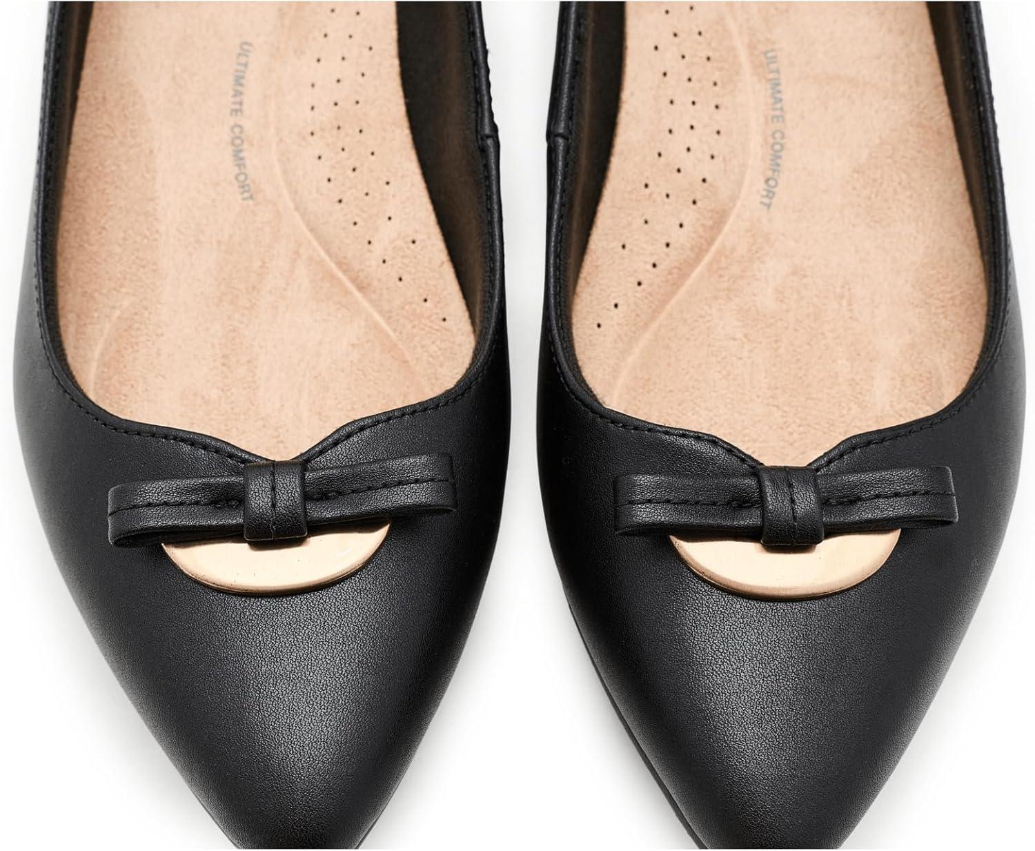 imageClarks Womens Natalyn TrimBlack Leather