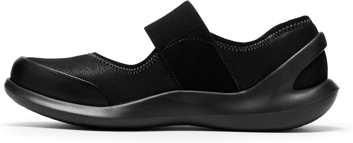 imageClarks Womens Solevana StrapBlack Interest Textile