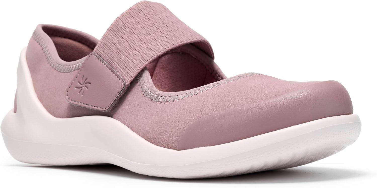 imageClarks Womens Solevana StrapDusty Rose Interest Textile