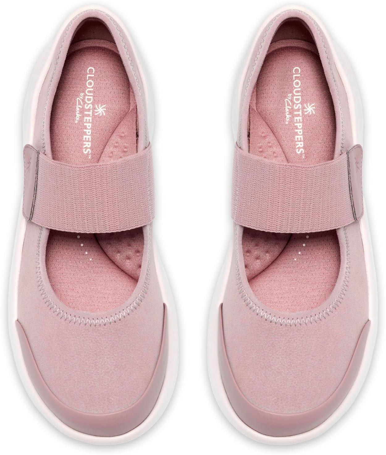 imageClarks Womens Solevana StrapDusty Rose Interest Textile