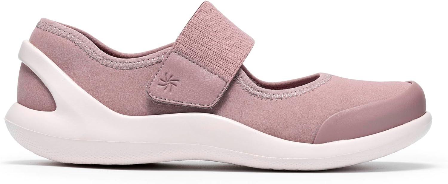 imageClarks Womens Solevana StrapDusty Rose Interest Textile