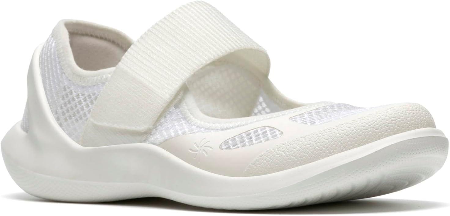 imageClarks Womens Solevana StrapWhite Textile