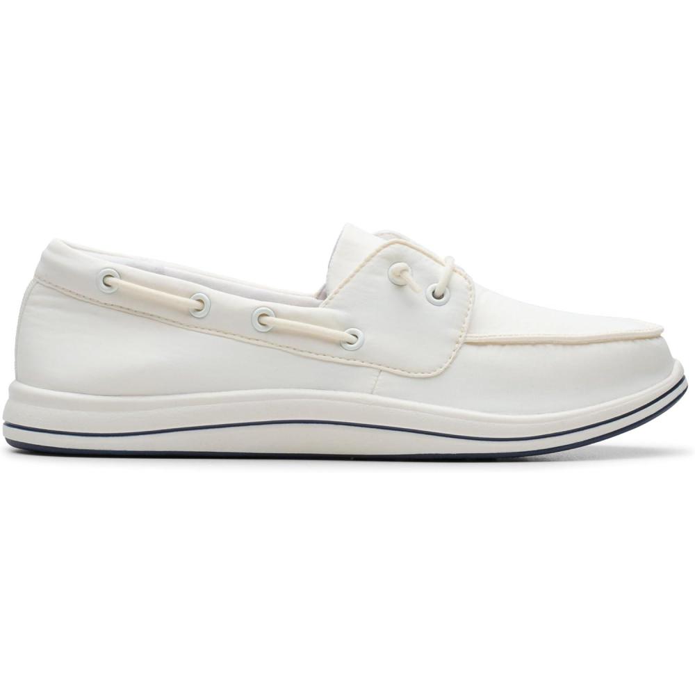 imageClarks Womens Breeze EdgeWhite Textile