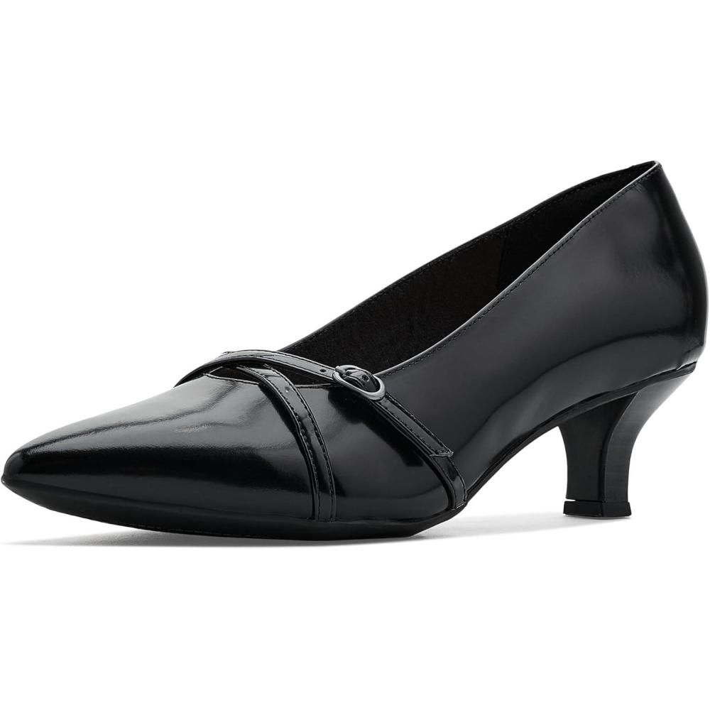 imageClarks Womens Kepley StarBlack Leather