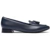 Navy Croc Leather