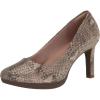 Beige Metallic Textile