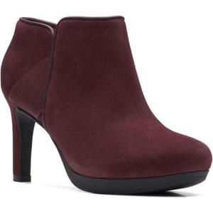 Clarks Women’s Ambyr Joy Pumps(Burgundy Suede)
