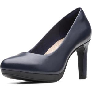 Clarks Women’s Ambyr Joy Pumps(Navy Leather)