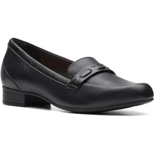 Clarks Womens Juliet Bay(Black Leather)