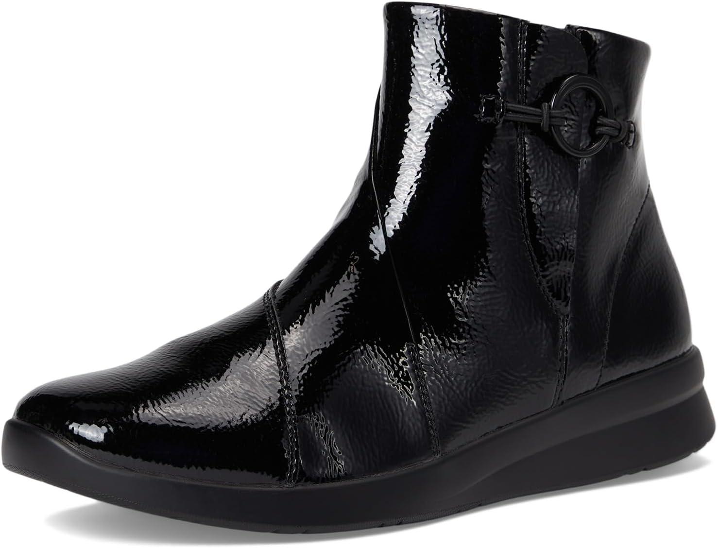 imageClarks Womens Ellowyn DevaBlack Crinkle Patent